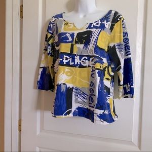 Ruby Rd “Sur La Plage” (on the beach) Tee